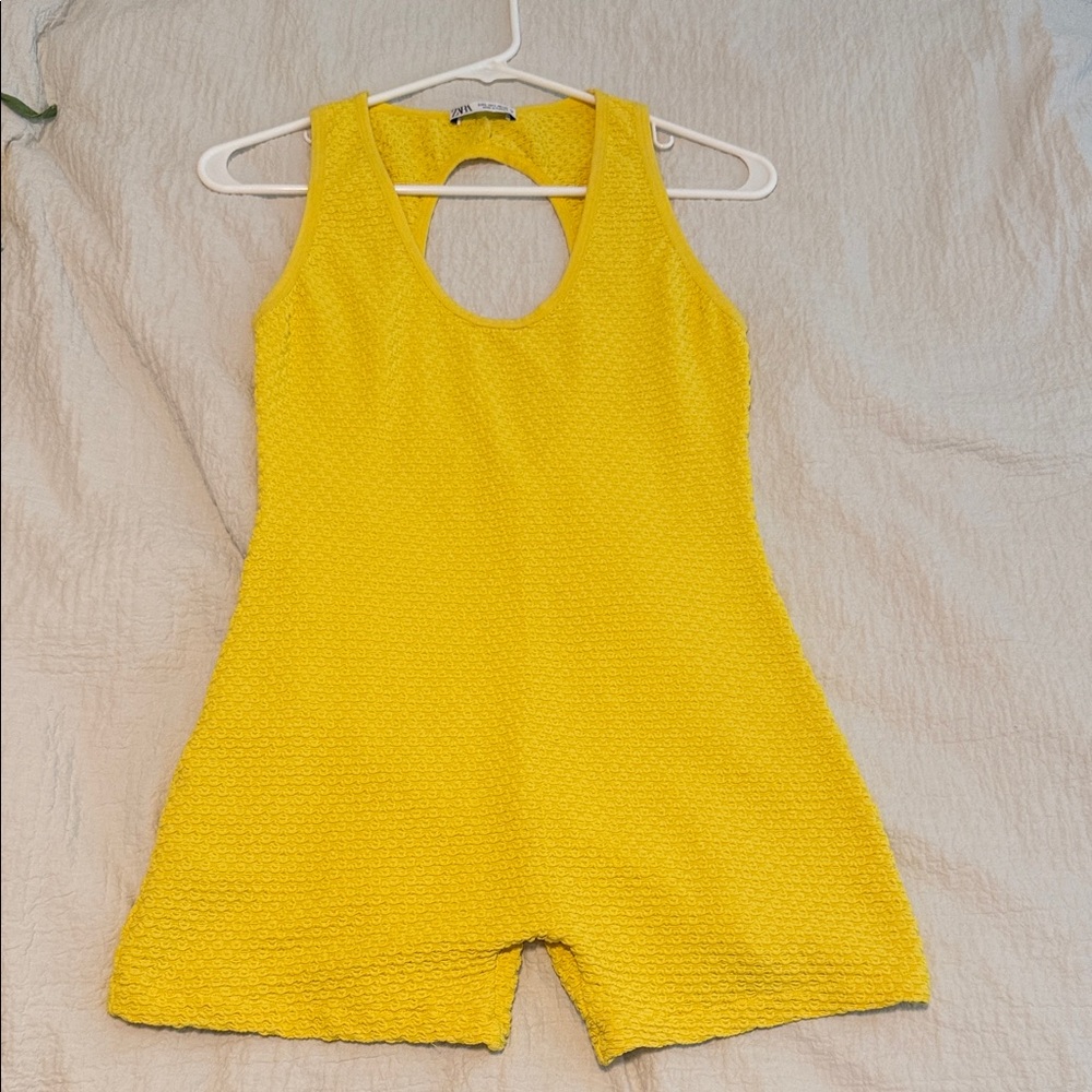 Zara yellow romper
